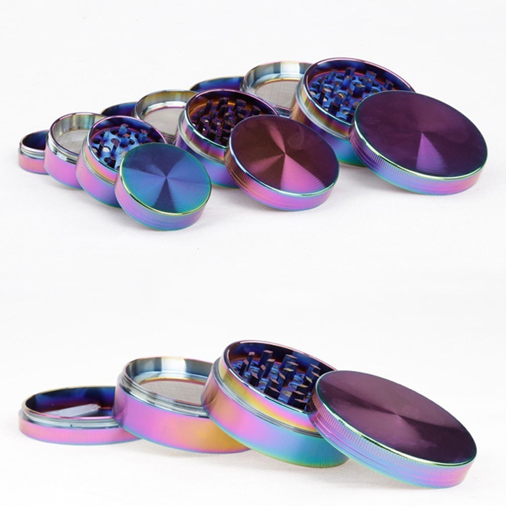 Aluminum Alloy 4 Layers Tobacco Herb Spice Smoke Grinder Crusher Hand Muller