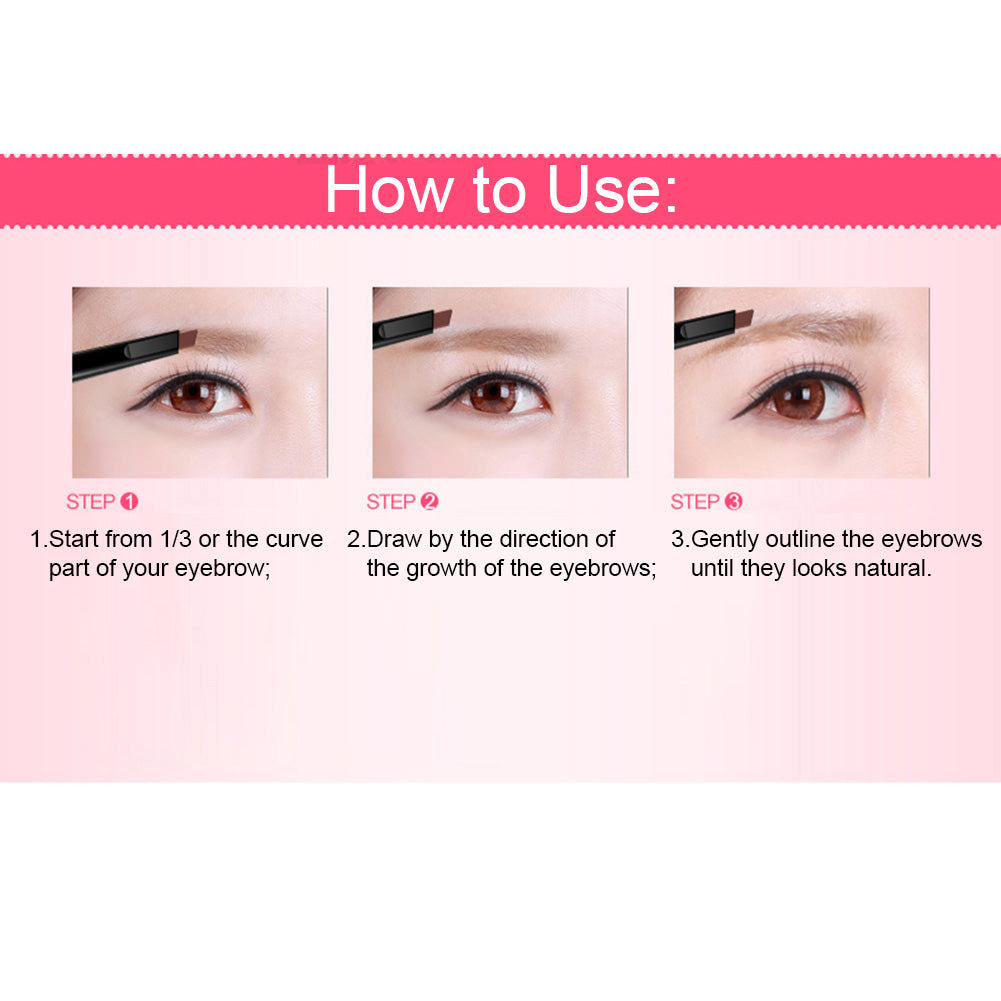 Waterproof Long-Lasting Rotary Eyebrow Pencil Stick Natural Eye Makeup Cosmetic