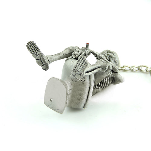 Creative Skull Toilet Pendant Purse Bag Rubber Keychain Gift Keyring Key Chain