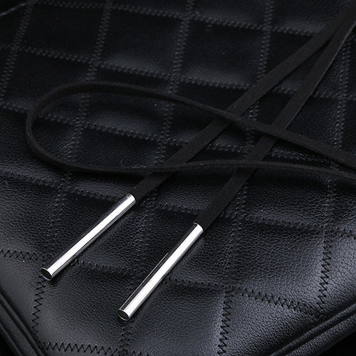 Punk Women Boho Fannel Rope Tube Pandent Choker Long Necklace Gothic Jewelry