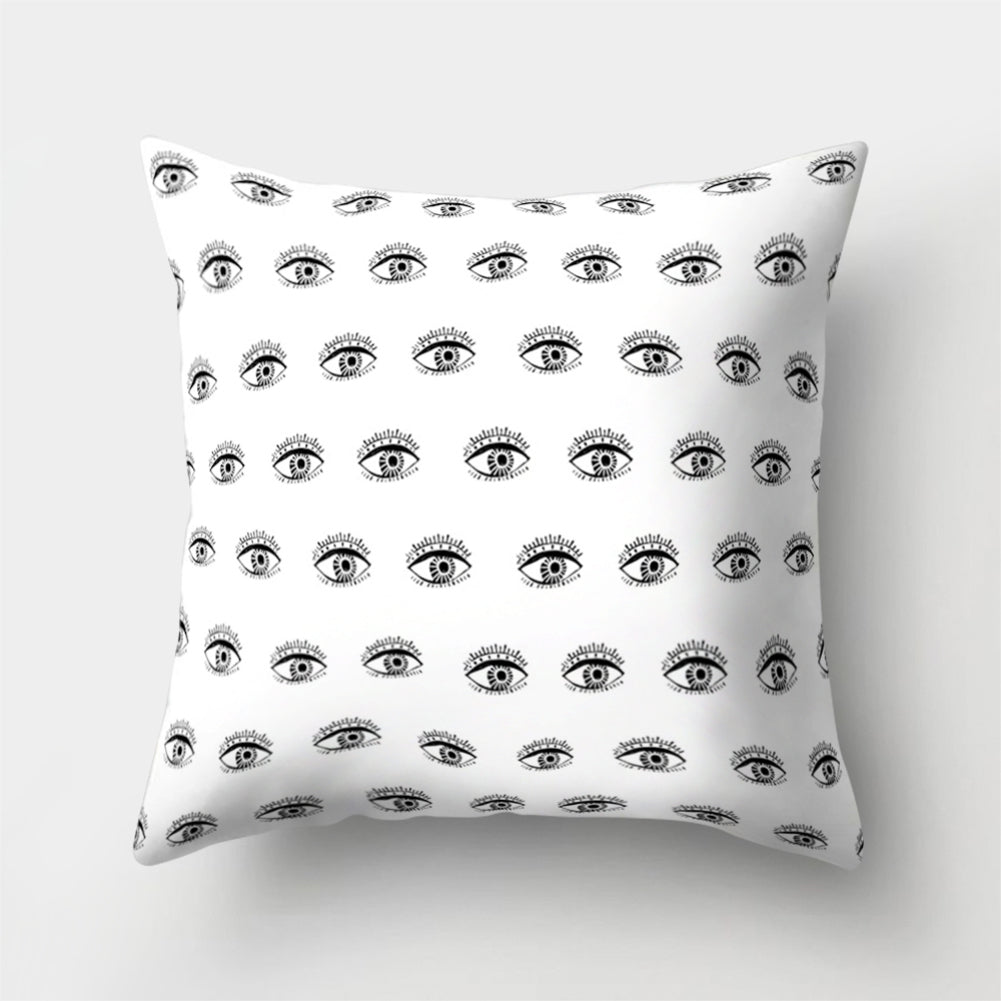 Eyes Print Pattern Throw Pillow Case Bed Sofa Waist Cushion Cover Home Decor