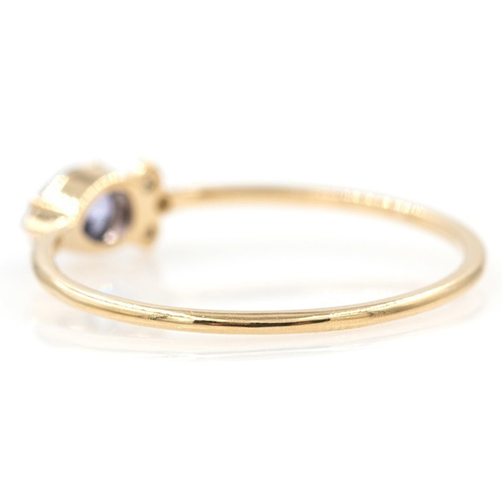 4Pcs Women Finger Rings Inlaid Zircon False Gemstone Wedding Engagement Jewelry