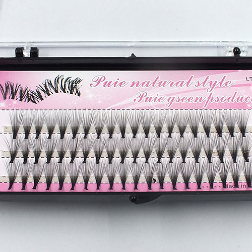 Professional Makeup 60 Pcs Clusters Eye Lashes Grafting Fake False Eyelashes