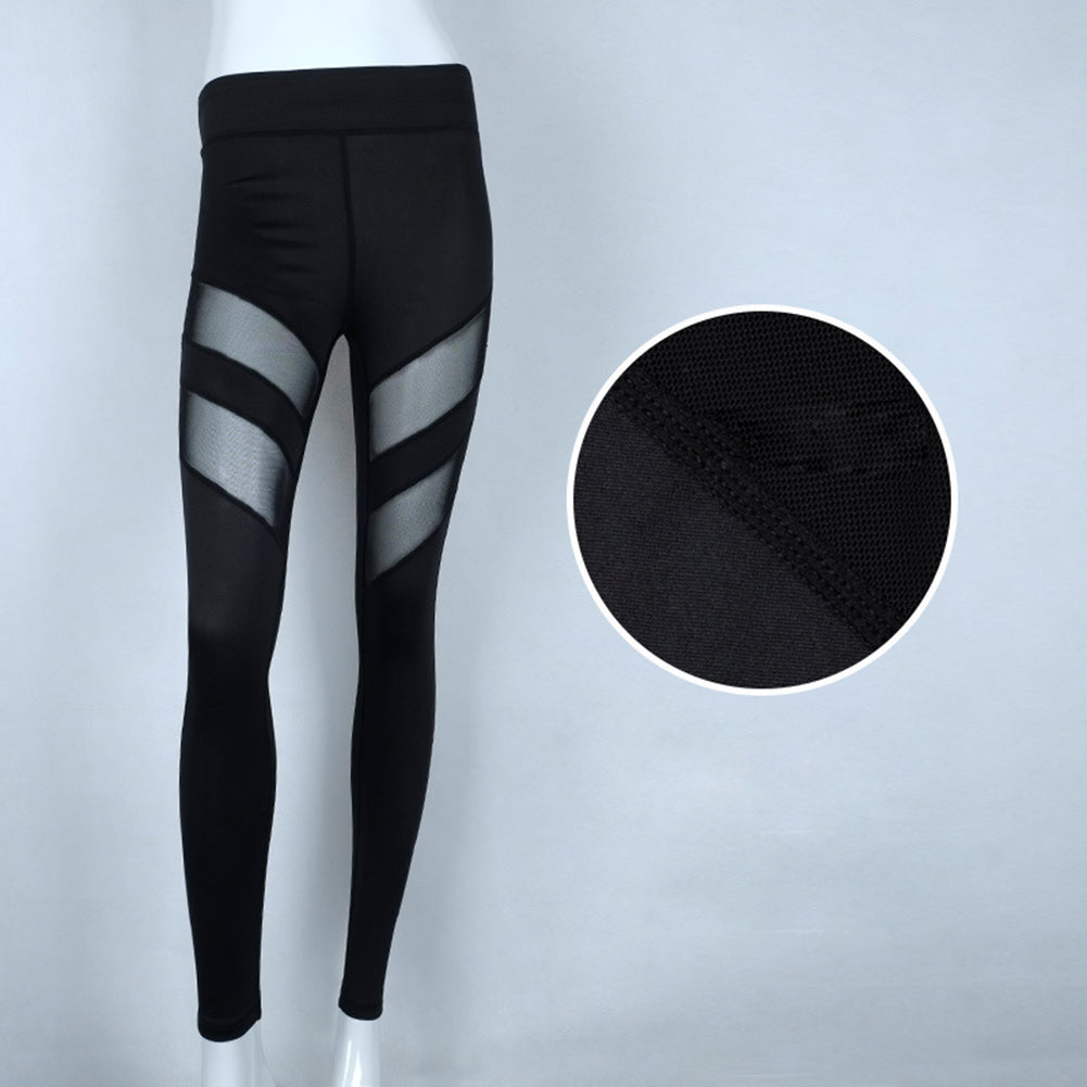 Women Sexy Yoga Fitness Leggings Running Gym Slim Stretch Sports Pants Trousers