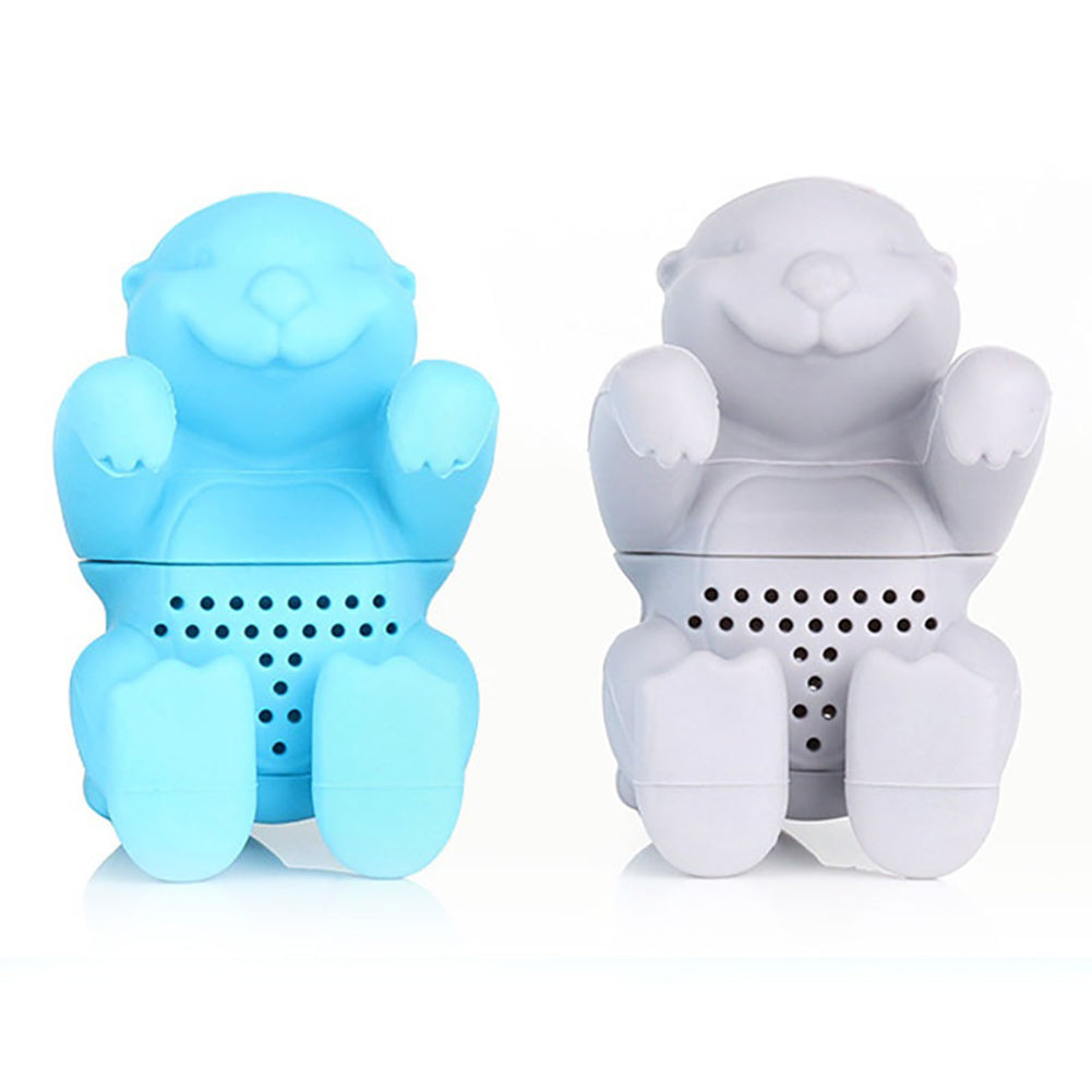 Novelty Leaf Strainer Herbal Spice Filter Silicone Animal Sloth Tea Infuser