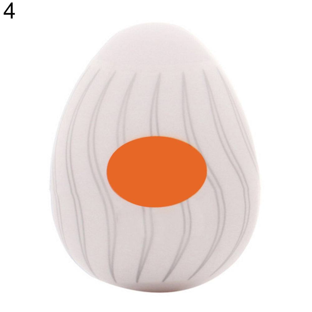 Men Sex Toy Portable Soft Masturbator Mold Egg Silicone Massager Aircraft Gift