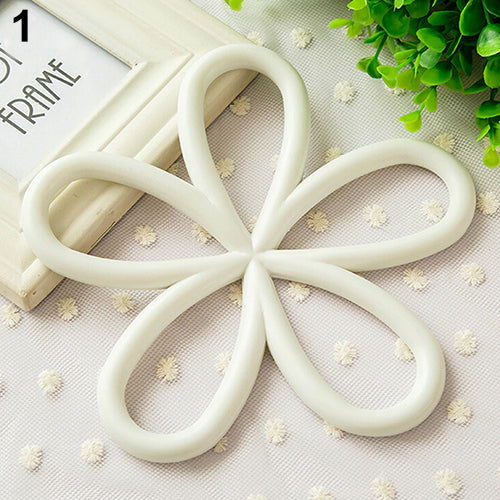 New Flower Shape PVC Anti-Slip Table Insulation Mat Heat Pad Kitchen Placemats