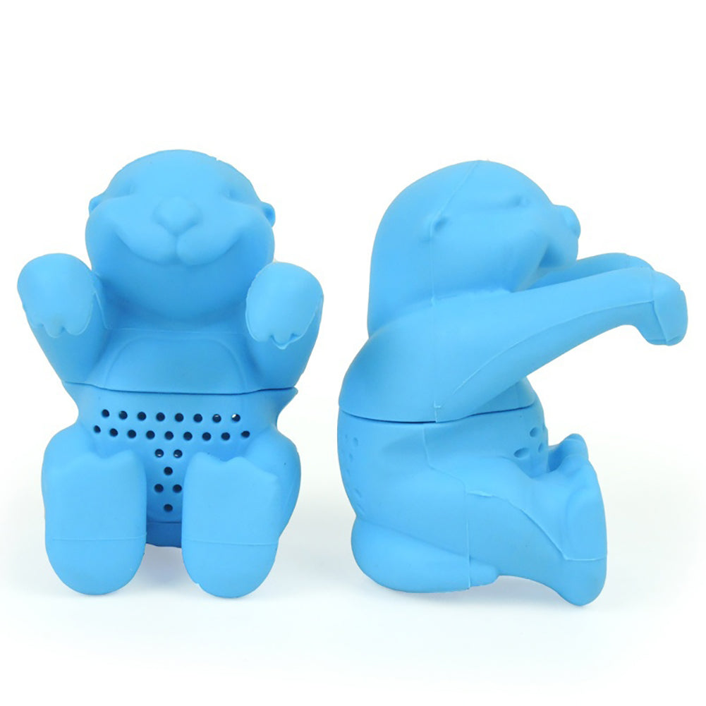 Novelty Leaf Strainer Herbal Spice Filter Silicone Animal Sloth Tea Infuser