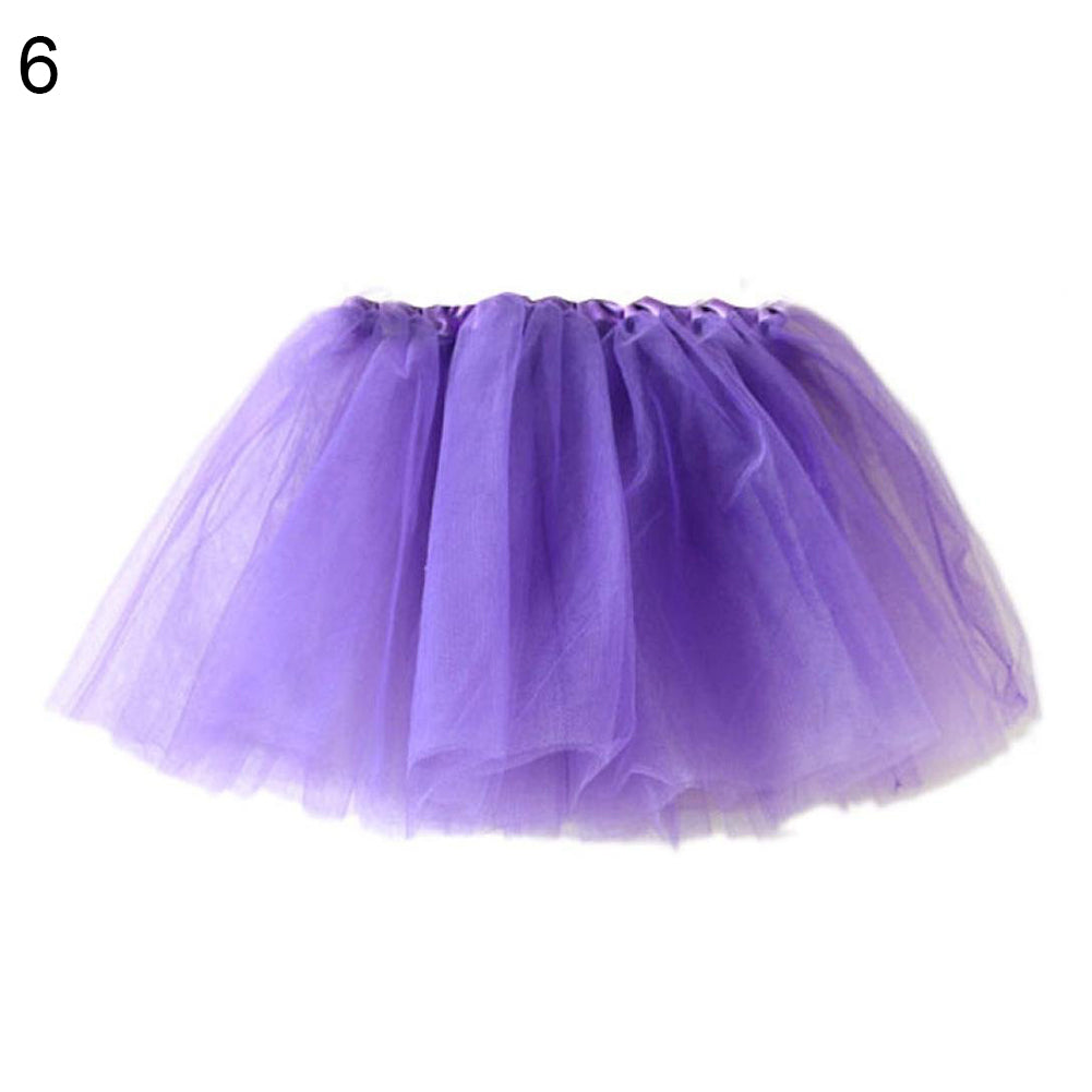 Cute Girl Little Princess Fancy Dancewear Ballet Dance Party Tutu Skirt Costume