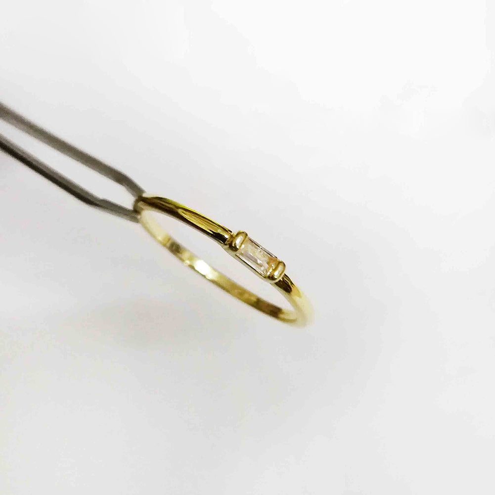 4Pcs Women Finger Rings Inlaid Zircon False Gemstone Wedding Engagement Jewelry