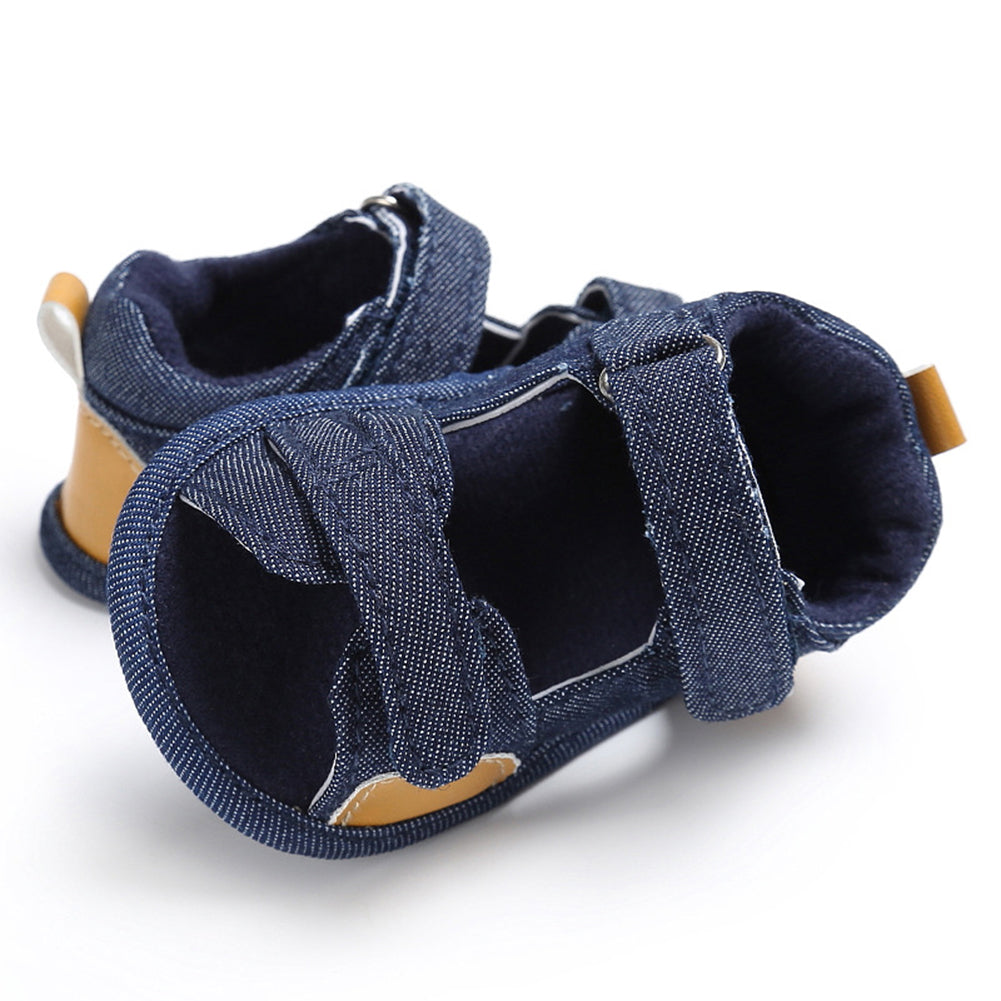 Toddler Baby Boy Denim Soft Sole Prewalker Anti-Skid Shoes Summer Sandals