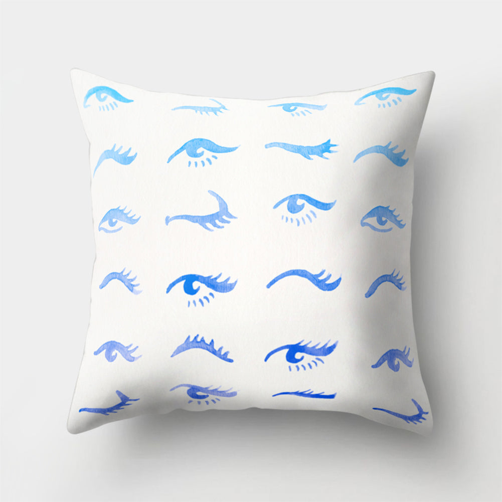 Eyes Print Pattern Throw Pillow Case Bed Sofa Waist Cushion Cover Home Decor