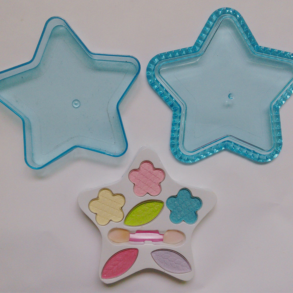 Funny Kids Girls Makeup Eye Shadow Water Soluble Powder Cosmetics Party Toy Gift