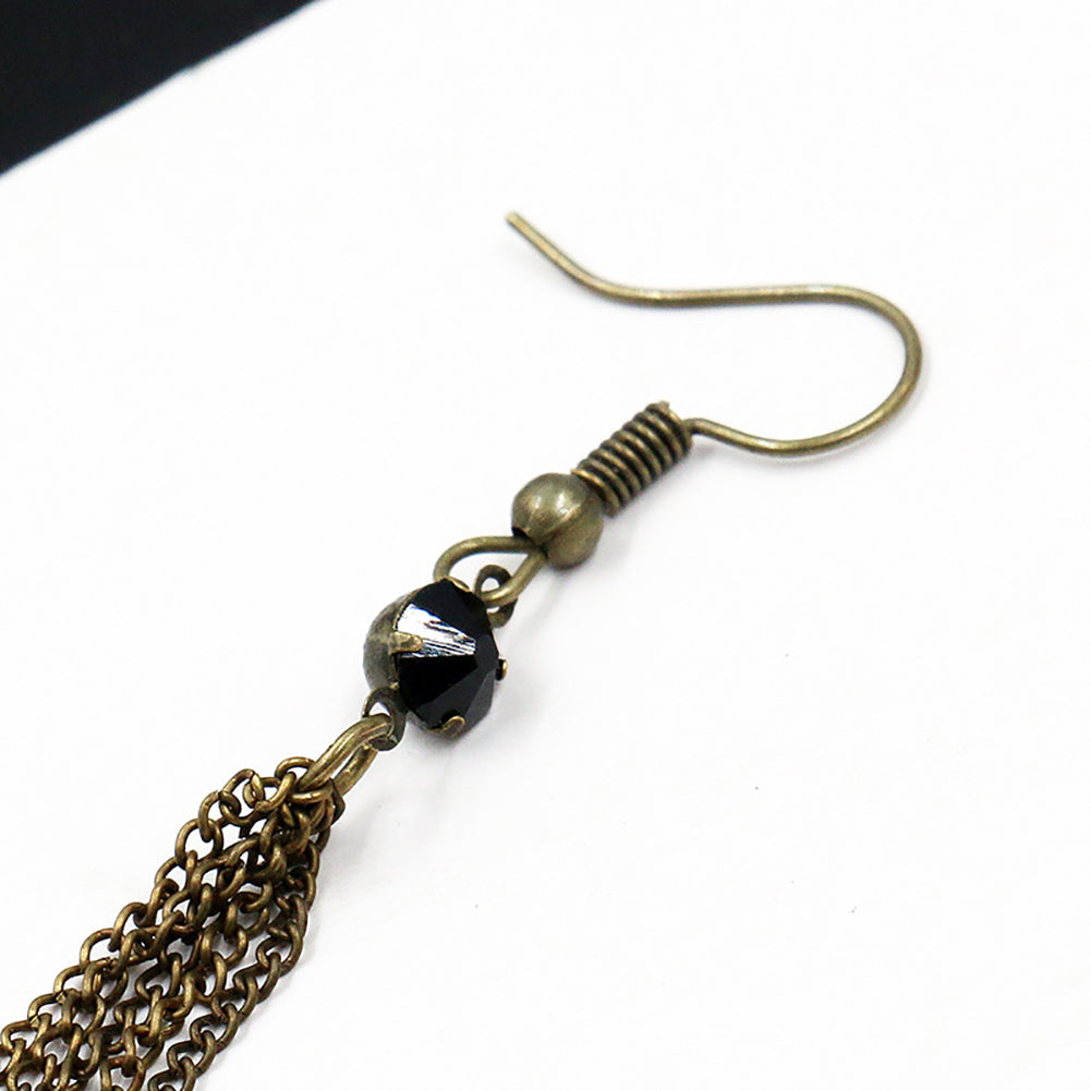 Bohemian Fashion Women Feather Tassel Hook Earrings Seaside Holiday Jewelry Gift