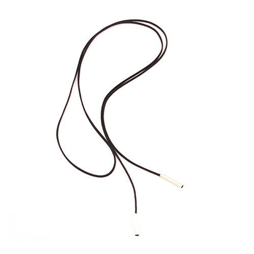 Punk Women Boho Fannel Rope Tube Pandent Choker Long Necklace Gothic Jewelry