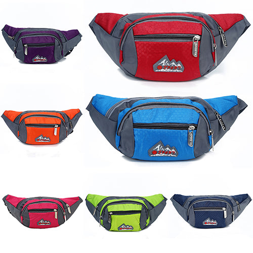 Men's Fashion New Arrival Casual Outdoor Running Sports Zipper Waist Bag Pouch