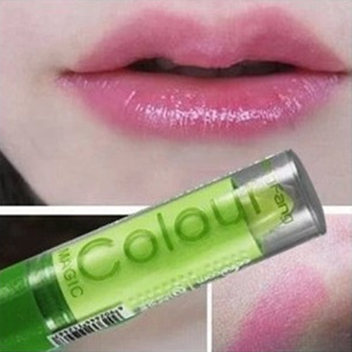 Women's Sexy Waterproof Fruity Smell Changable Color Makeup Lipstick Lip Cream