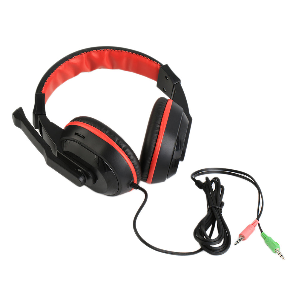 Fashion Gaming Music Headset Stereo Earphone Wired Computer Headphone with Mic
