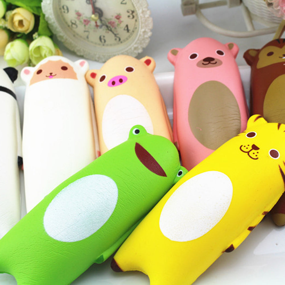 Cute Cartoon Bear Cat Soft Hand Pillow Slow Rising Adult Kids Squeeze Toy Gift