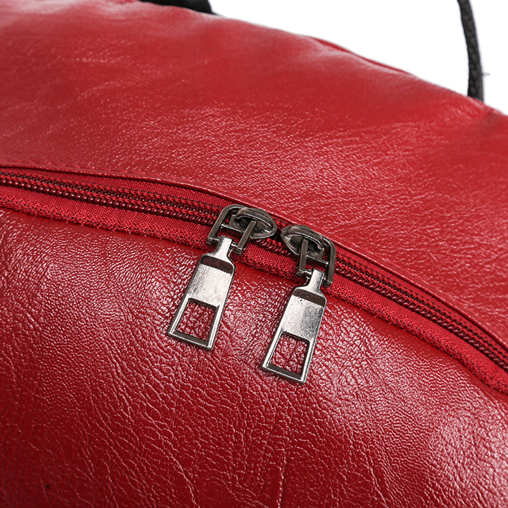 Women Fashion Faux Leather Backpack Casual Lightweight School Travel Daypack