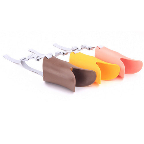 Dog Anti Bite Duck Mouth Shape Dog Mouth Cover Silicone Biteproof Pet Muzzle