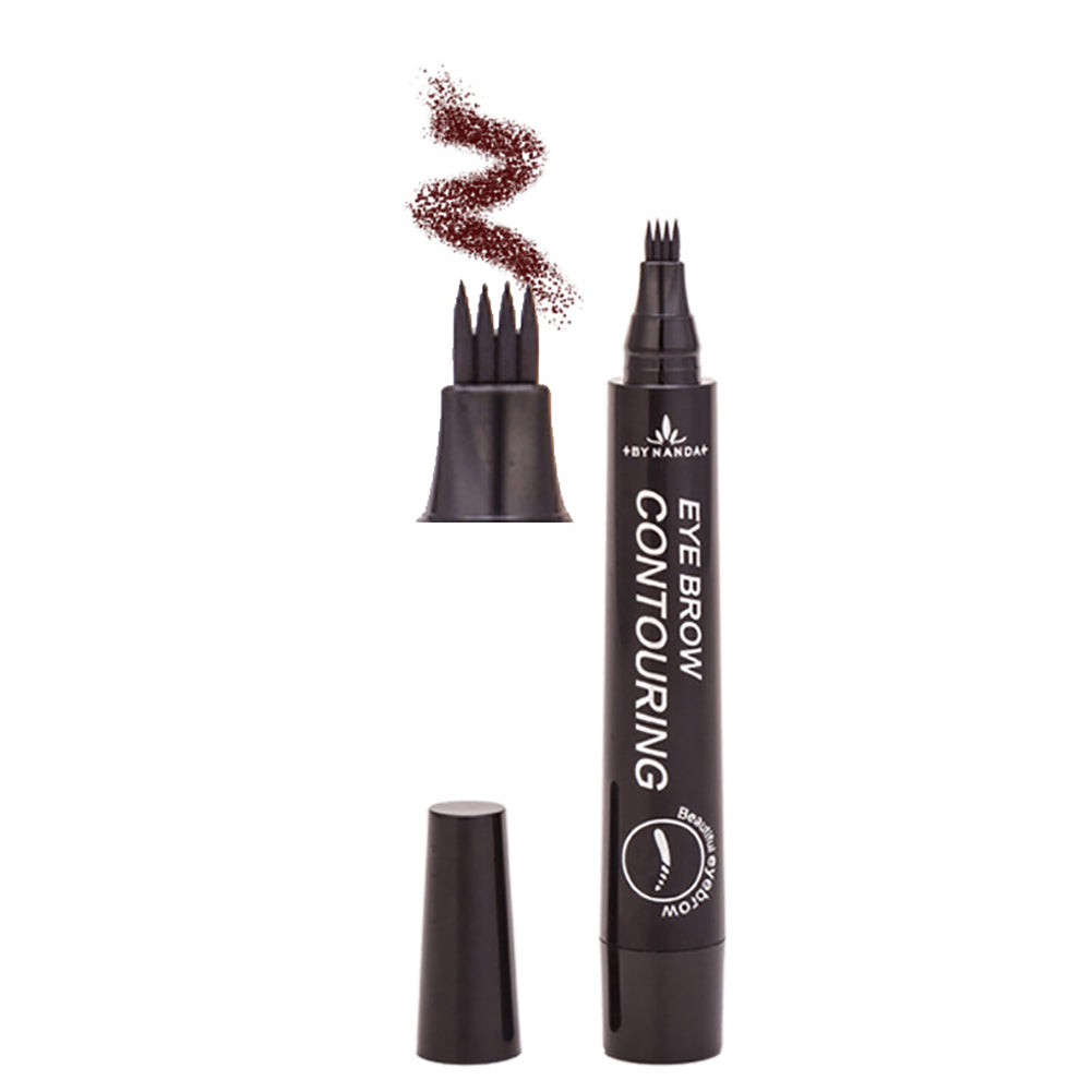 5.5g Long-Lasting Sweat-proof 4 Nibs Eyebrow Pen Women Makeup Cosmetic Tool