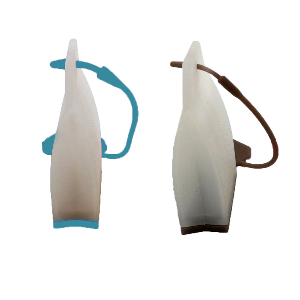 2Pcs Silicone Loose Leaf Tea Infusers Tea Bag Shape Herbal Spice Strainer Filter