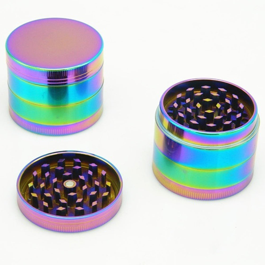 Aluminum Alloy 4 Layers Tobacco Herb Spice Smoke Grinder Crusher Hand Muller