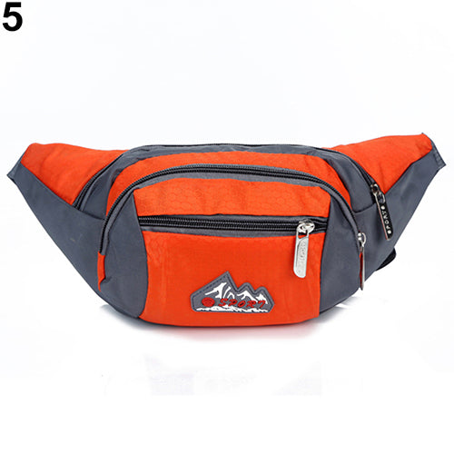 Men's Fashion New Arrival Casual Outdoor Running Sports Zipper Waist Bag Pouch