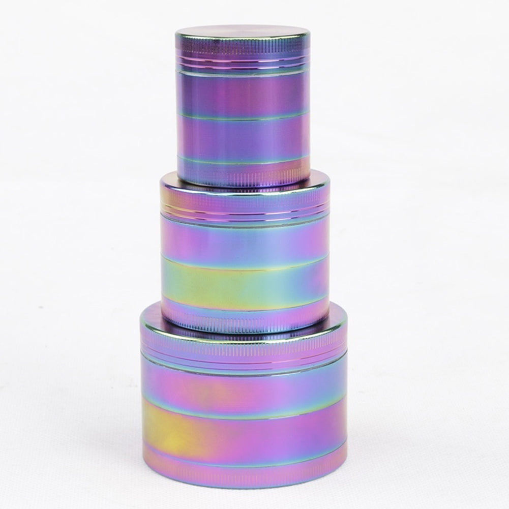 Aluminum Alloy 4 Layers Tobacco Herb Spice Smoke Grinder Crusher Hand Muller