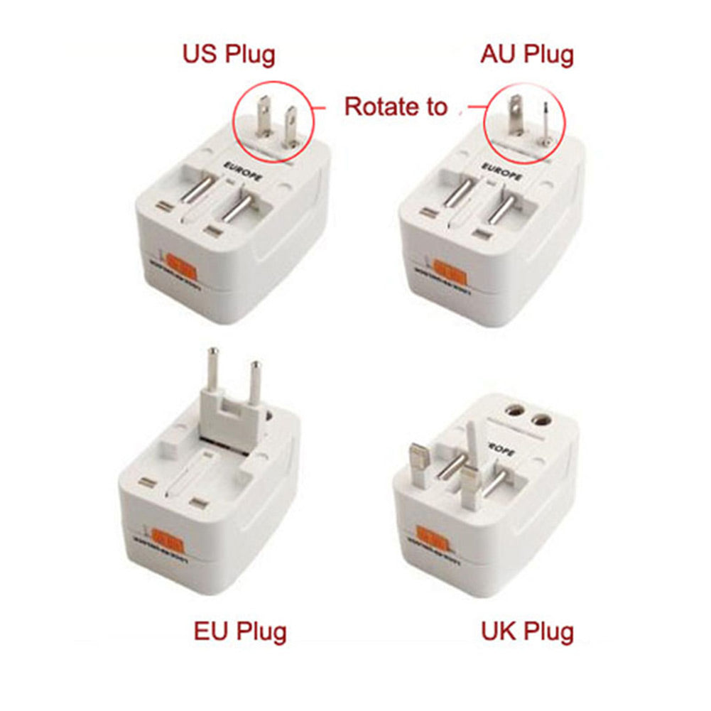 All in One Universal Travel AC Power Charger Adapter Plug Converter AU UK US EU
