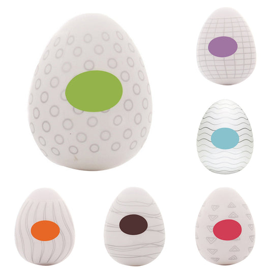 Men Sex Toy Portable Soft Masturbator Mold Egg Silicone Massager Aircraft Gift