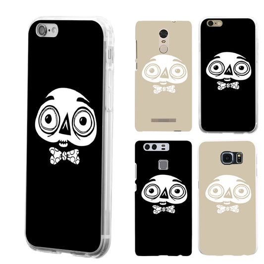 Cute Skull Case Cover for iPhone 5 6 7 Samsung S7 S8 Huawei P9 Xiaomi Redmi