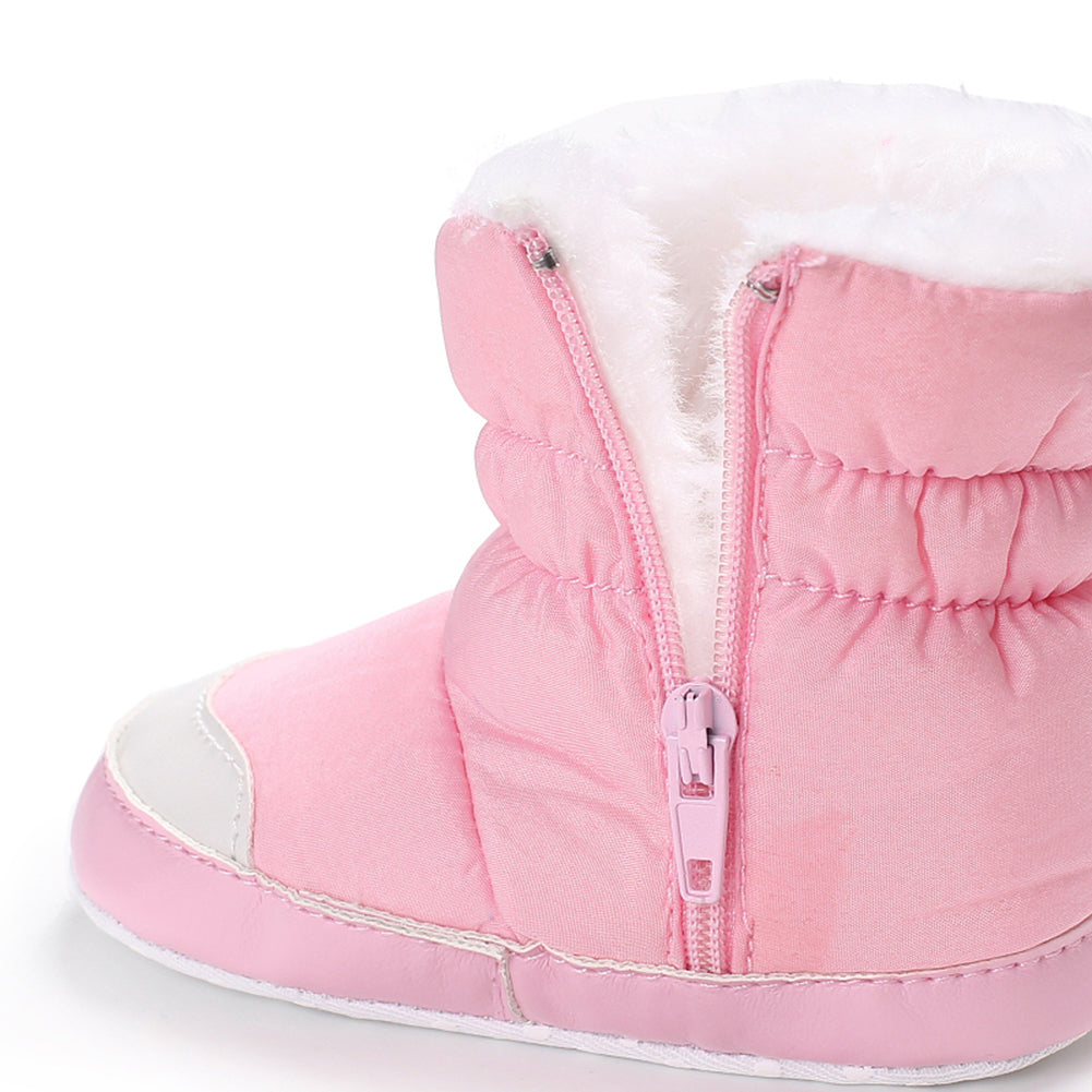 Simple Star Pattern Baby Boys Girls Casual Anti-Slip Winter Boots Thicken Shoes