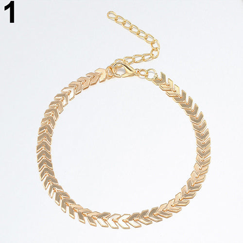 Women Boho Arrows Barefoot Foot Bracelet Jewelry Sandal Beach Anklet Chain