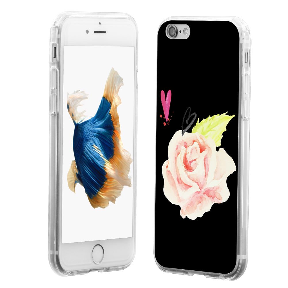 Hand-painted Roses Case Cover for iPhone 5S 6 7 Samsung Galaxy S5 S6 S7 Plus