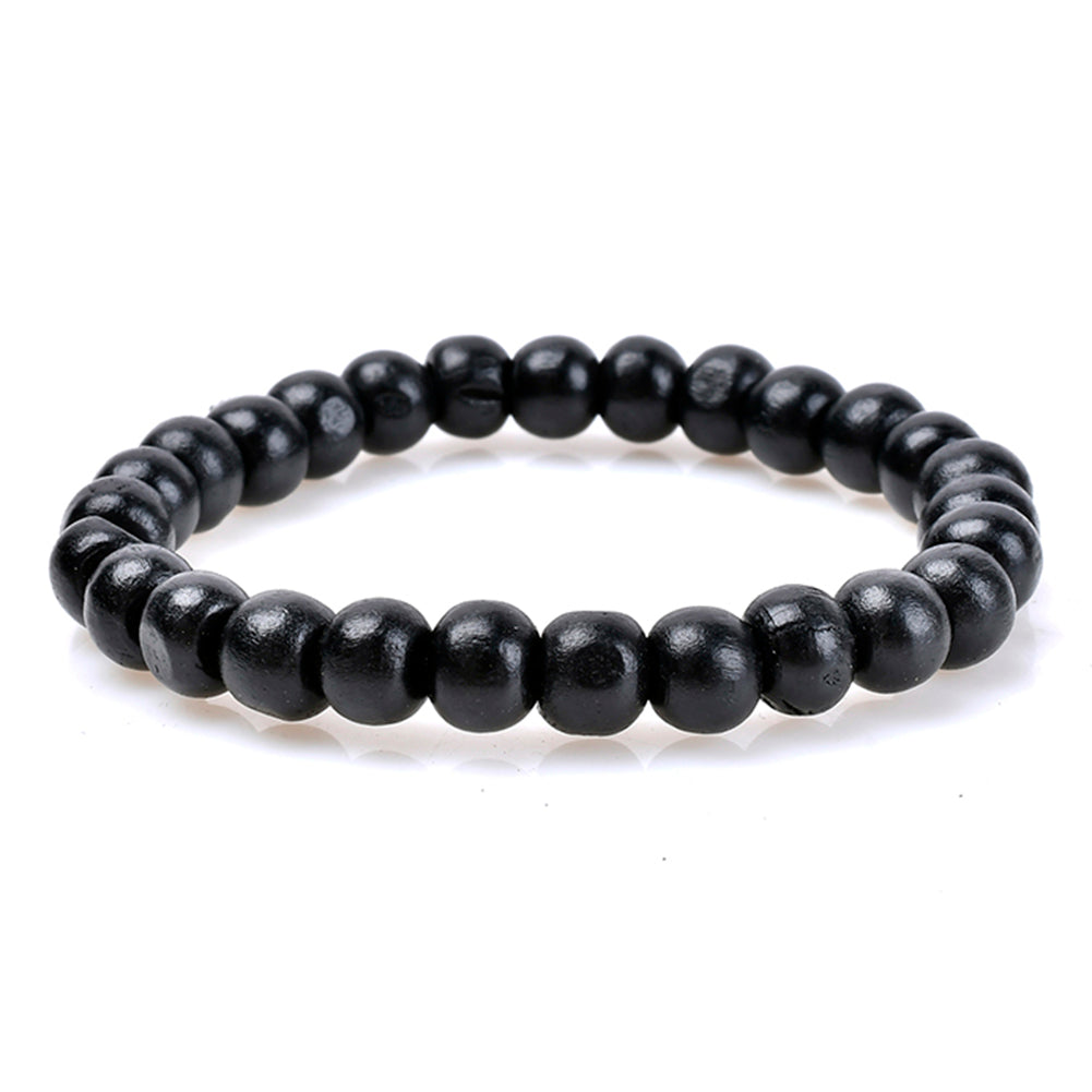 3Pcs Adjustable Faux Leather Braid Bracelets Men's Beads Bangle Bracelet Jewelry