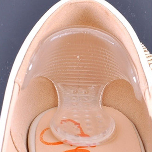 2 Pairs Silicone High Heel Shoes Insole Pad Cushion Grips Foot Protect Heel Liner