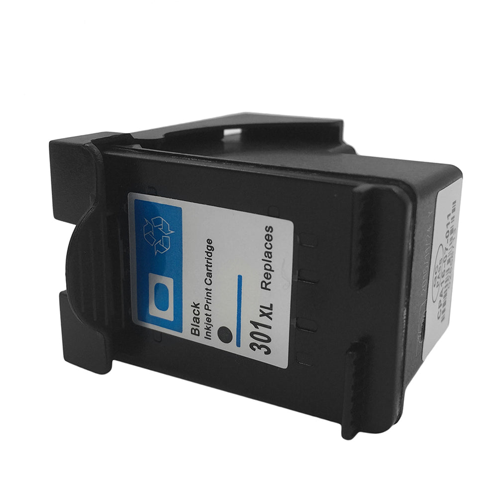 2Pcs Non-OEM Ink Print Cartridge Alternative for HP 301/301XLBK/301XLC Deskjet