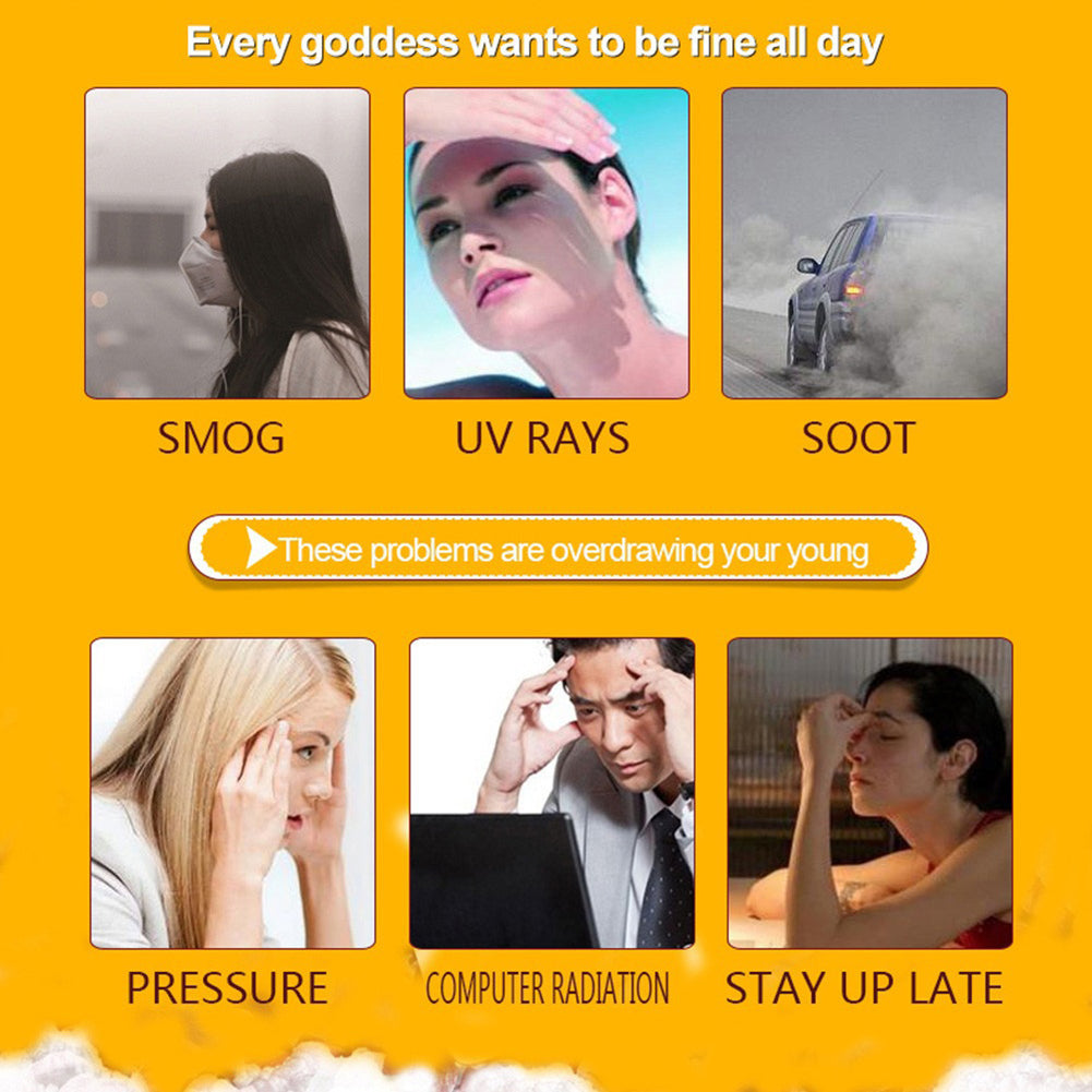 Vitamin C Facial Serum Whitening Brighten Moisturizing Anti-wrinkle Skin Care