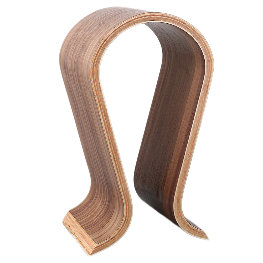 Universal U-Shaped Wooden Stand for On-Ear Over-Ear Around-Ear Headphone Headset