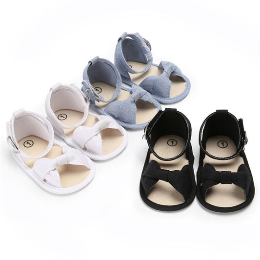 Newborn Baby Girl Soft Sole Crib Shoes Infant Toddler Summer Sandals Footwear