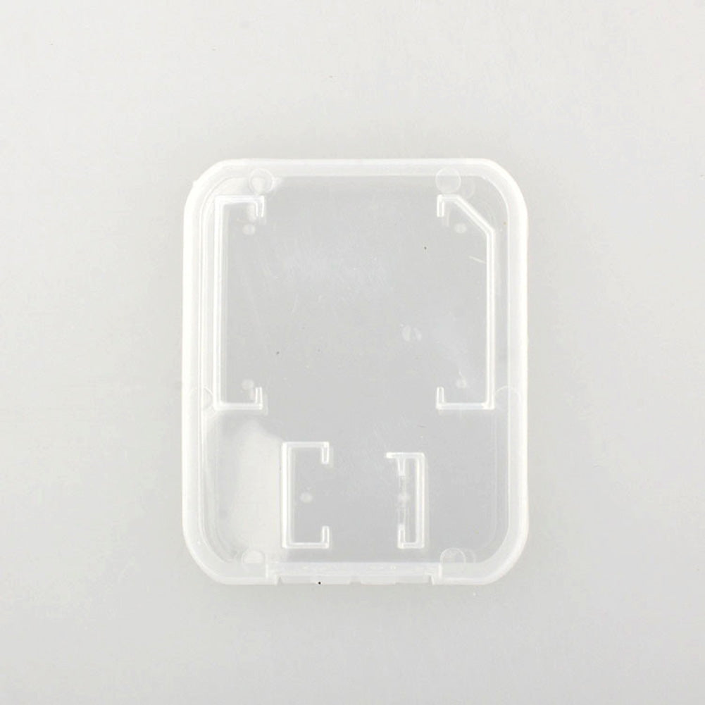 5 Pcs Clear Plastic Memory Card Case SD TF Card Storage Box Protection Holder