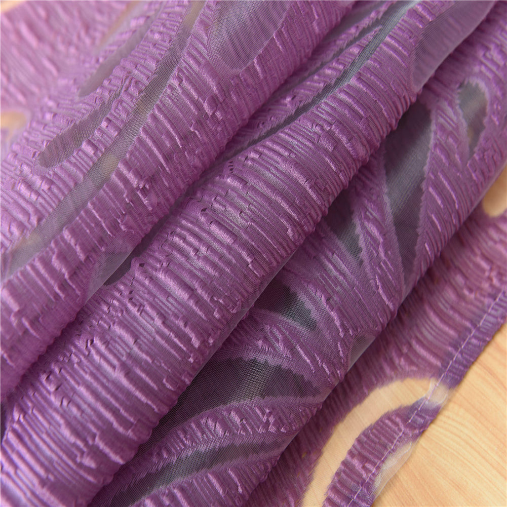 Fashion Phoenix Tail Window Curtain Sheer Divider Panel Perforated Bedroom Decor