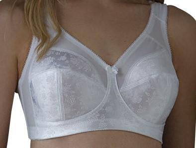 CORTLAND INTIMATES STYLE 7102 - Full Figure Super Support Soft Cup Bra - White
