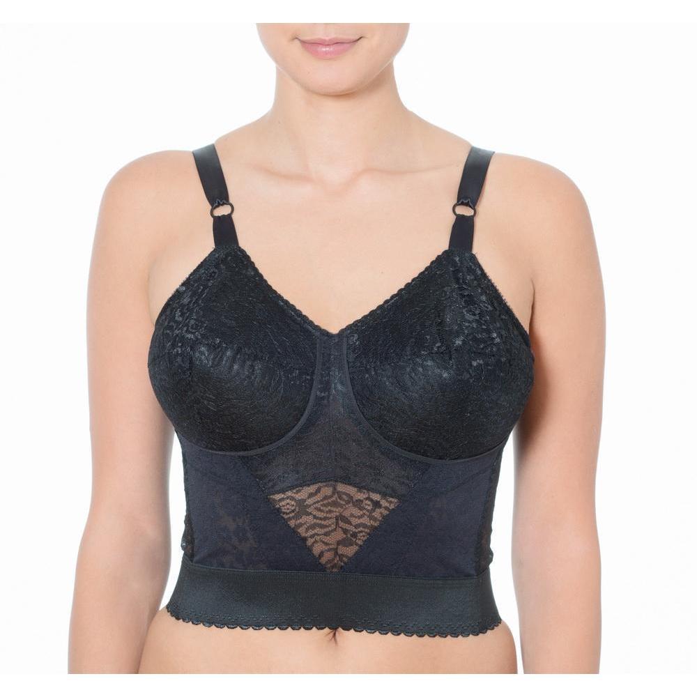 RAGO Style 2202 - Long Line Firm Shaping Expandable Cup Bra