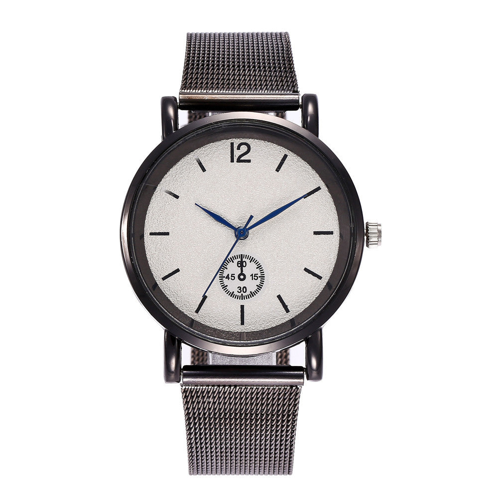 New Casual Luxury Men Stainless Steel Band Quartz Analog Wrist Watch